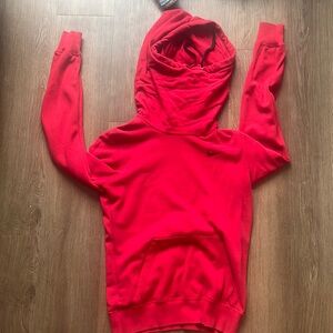 Red nike hoodie